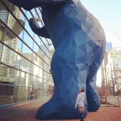 Der wirklich GROßE blaue Bär! // The really BIG blue bear!